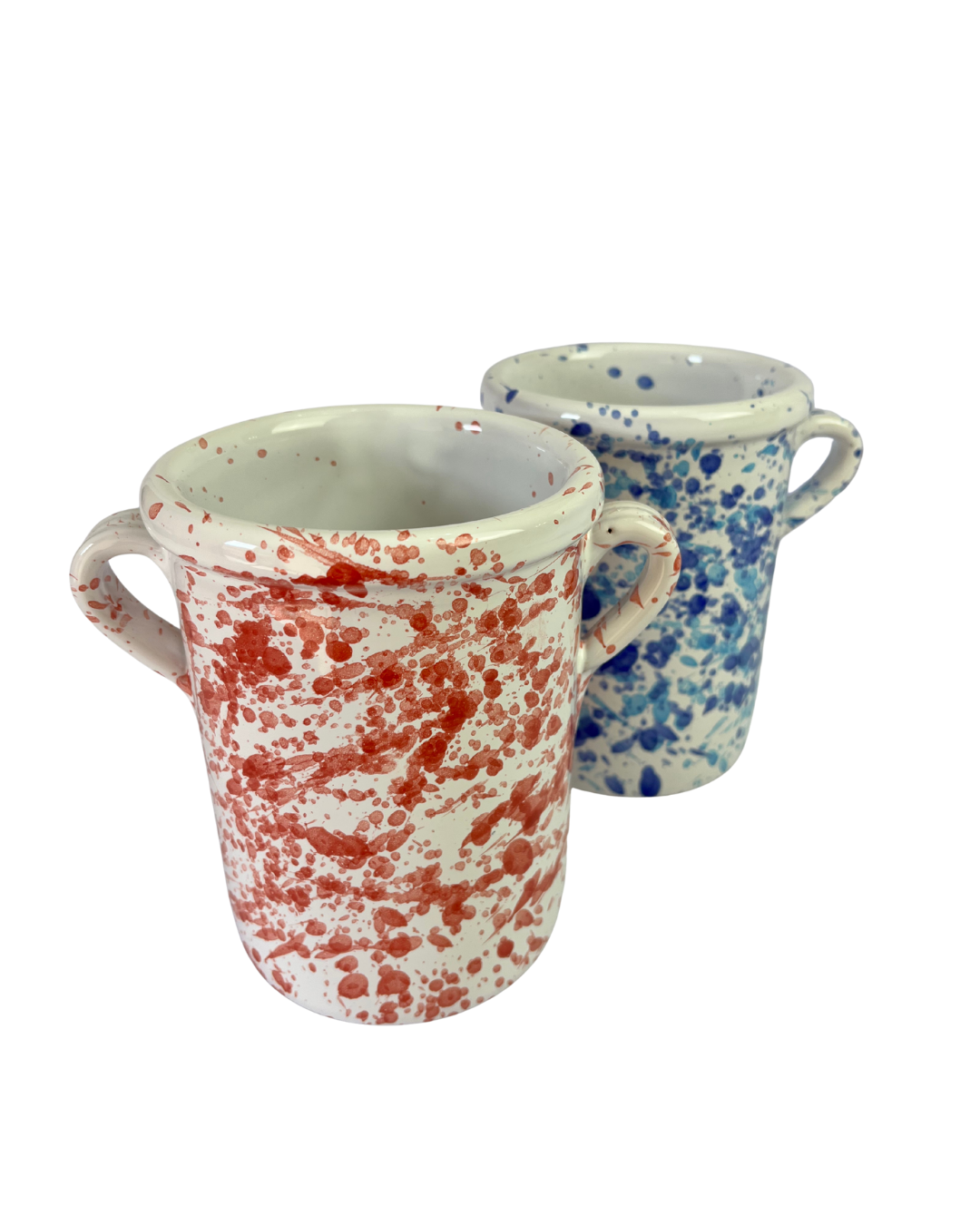 Salaturi vasetti schizzati in ceramica da 10 cm e da 15 cm