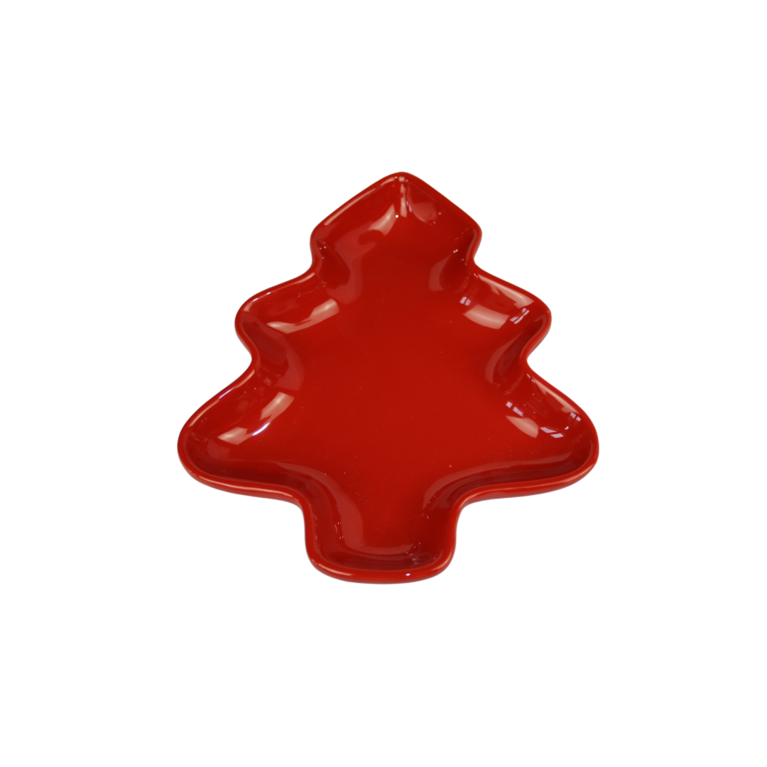 vassoio natale rosso