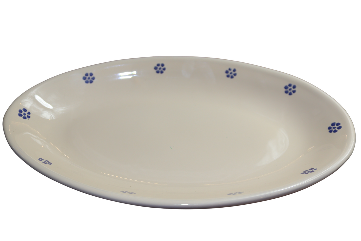 pirofila piatto ovale da portata in ceramica