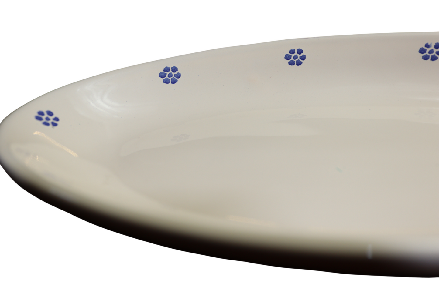 sperlunga piatto ovale in ceramica