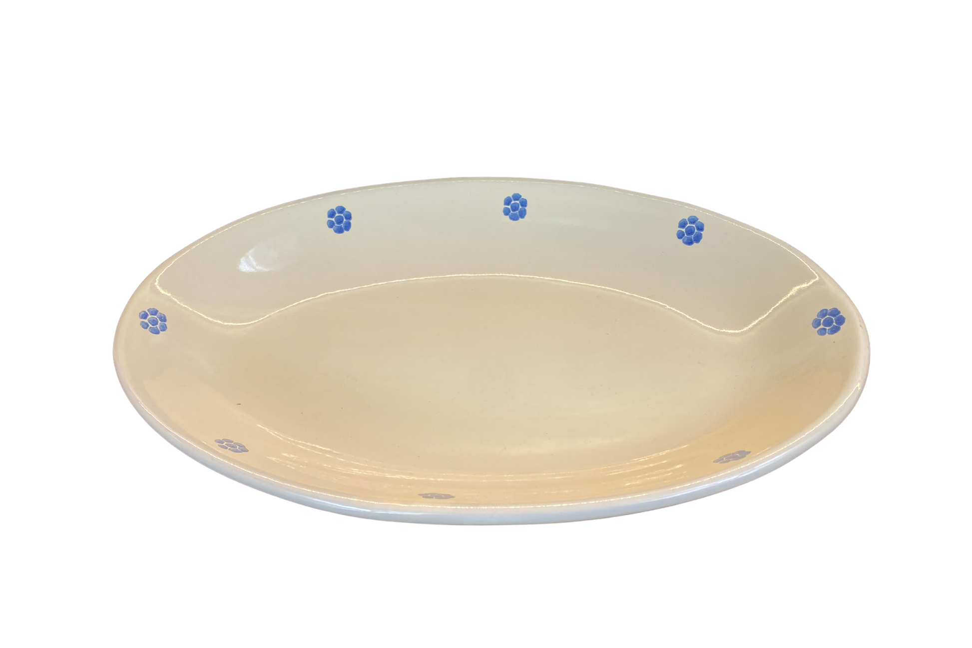 sperlunga piatto ovale in ceramica