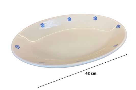 sperlunga piatto ovale in ceramica grande