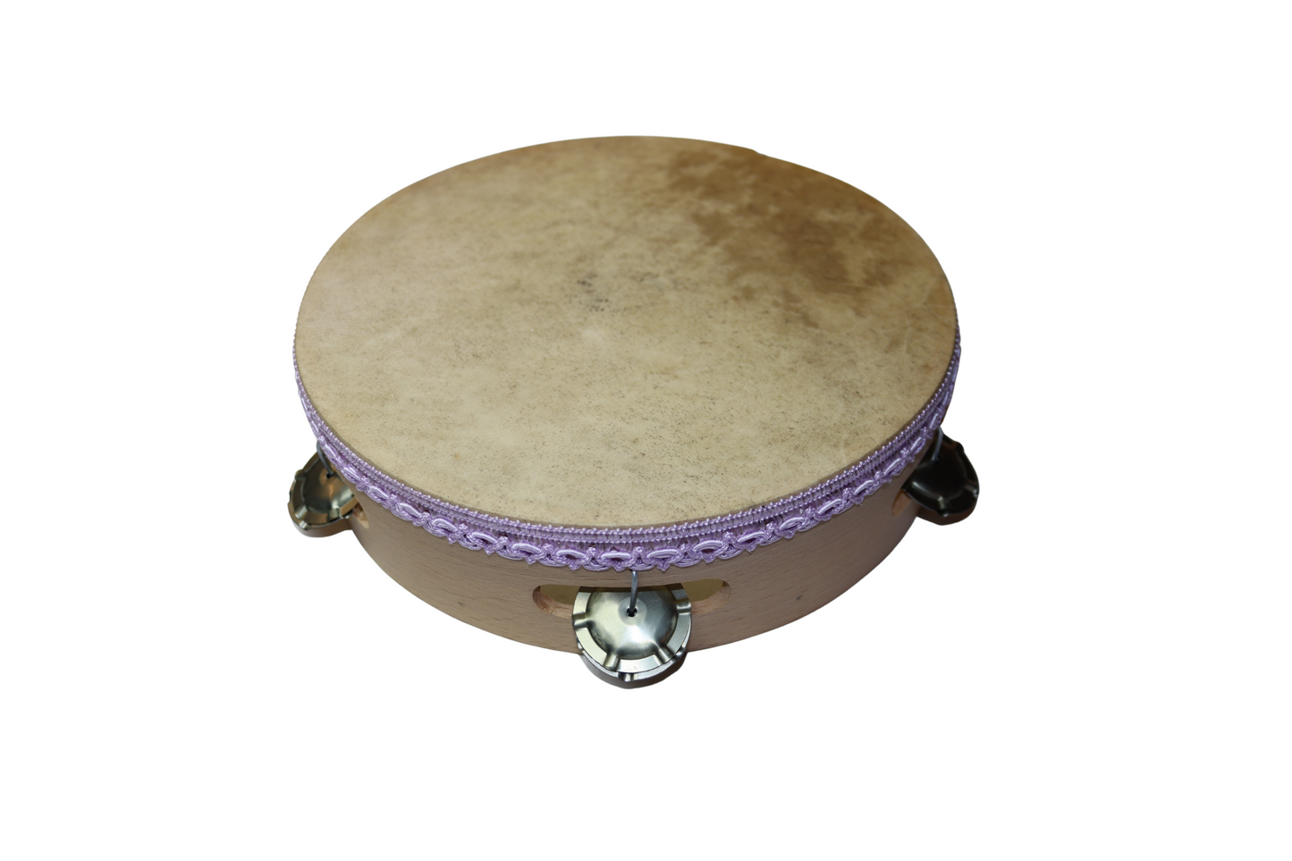 Tamburello per la tarantella , strumento a percussione di forma circolare, tipico della tradizione musicale popolare della Calabria.