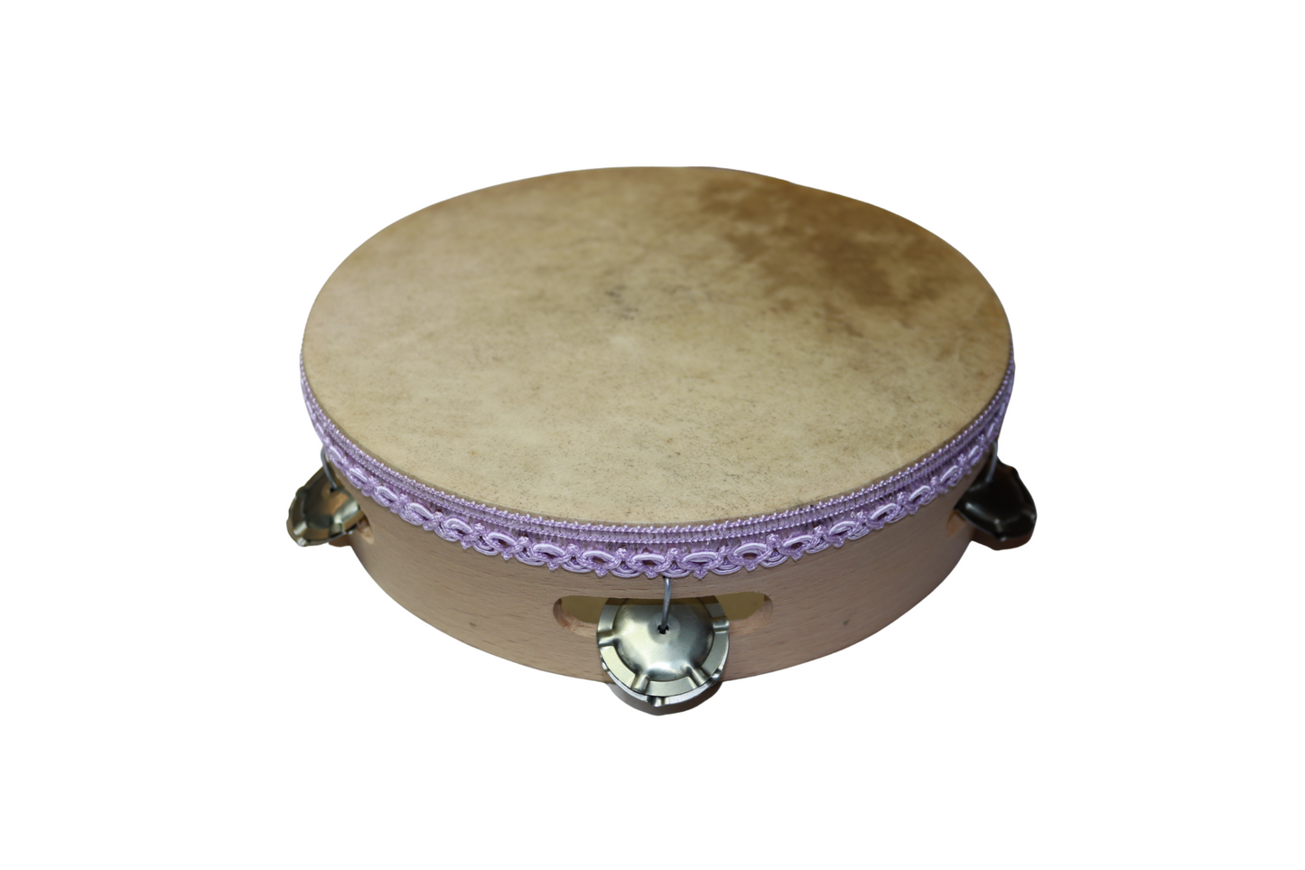 Tambourine for the tarantella, a circular percussion instrument, typical of the popular musical tradition of Calabria.