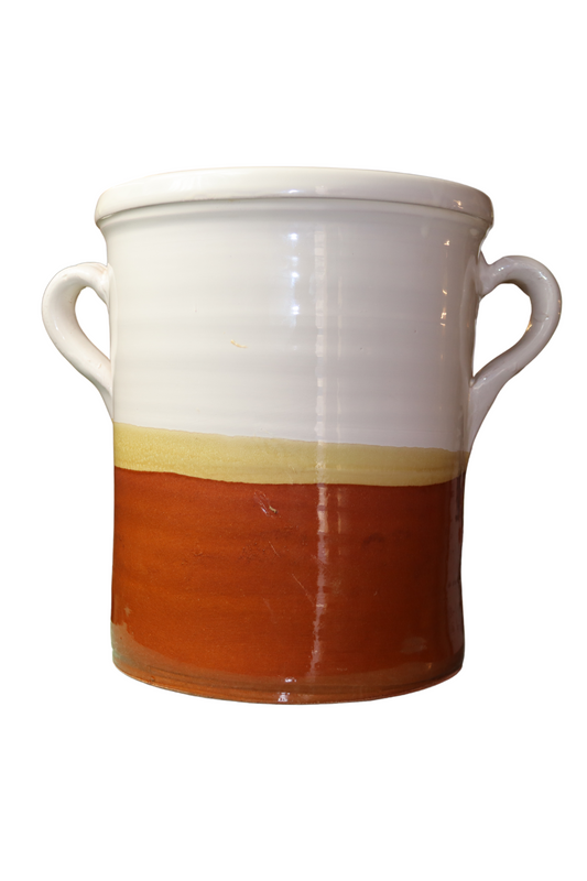 Salaturo: vaso grande in terracotta tipico, stile antico fatti a mano